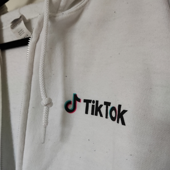 Tiktok smiley zip up hoodie - Picture 2 of 5